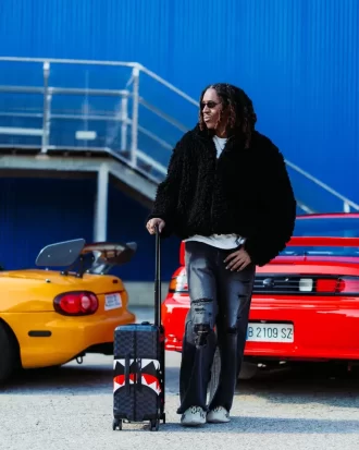 BAGAJ DE MÂNĂ SPEED SHARK CU CUREA LATERALĂ, CARCASĂ RIGIDĂ
