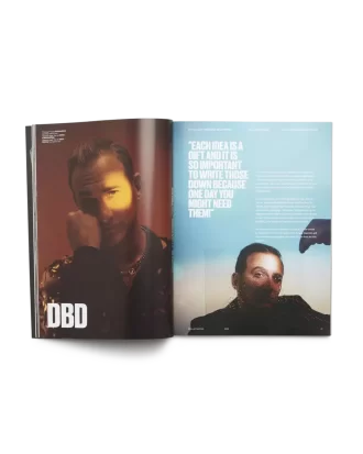 COPERTĂ INTERVIU DBD REVISTĂ ROLLACOASTER EDIȚIE LIMITATĂ MAREA BRITANIE TIPĂRITĂ