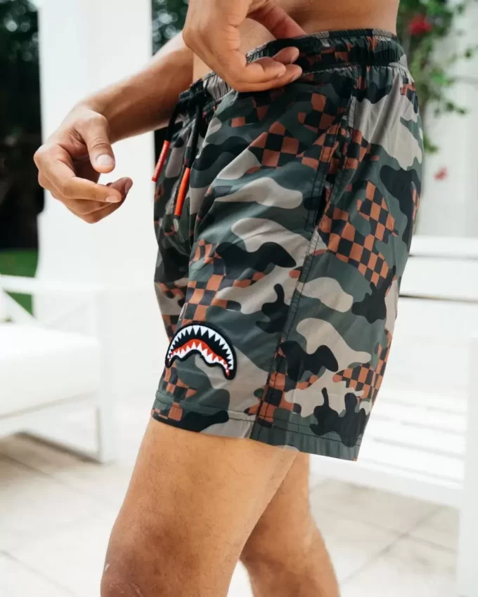 COSTUȘ DE BAIE CU CAROLE CAMO PENTRU COPII COSTUȘ DE BAIE CU CAROLE CAMO PENTRU COPII