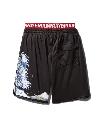 COSTUȘ DE BAIE JAPAN WAVE PENTRU COPII (NEGRU)
