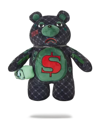 DINERO MONEY BEAR TEDDY BEAR RUCSAC
