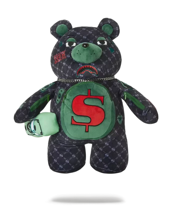 DINERO MONEY BEAR TEDDY BEAR RUCSAC DINERO MONEY BEAR TEDDY BEAR RUCSAC