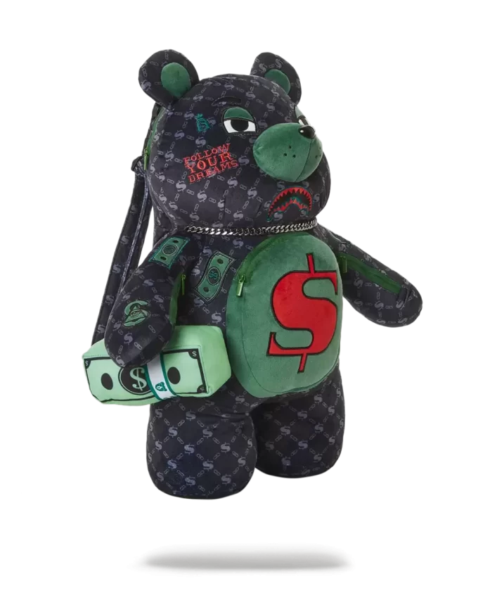 DINERO MONEY BEAR TEDDY BEAR RUCSAC DINERO MONEY BEAR TEDDY BEAR RUCSAC