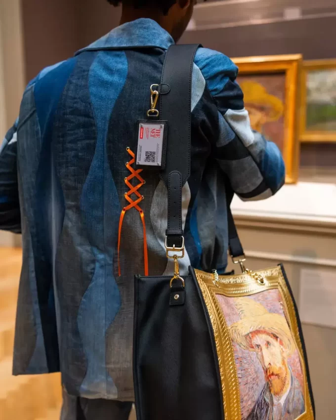 GEANTĂ AUTOPORTRET ÎNRĂMATĂ DE MET VAN GOGH GEANTĂ AUTOPORTRET ÎNRĂMATĂ DE MET VAN GOGH