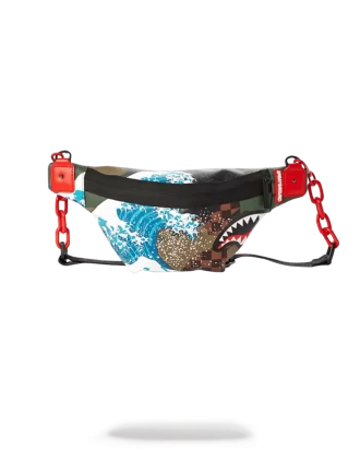 Geantă crossbody CAMOKAWA WAVE SHARK