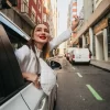 Geantă crossbody cu model pudrat și model de bani Geantă crossbody cu model pudrat și model de bani