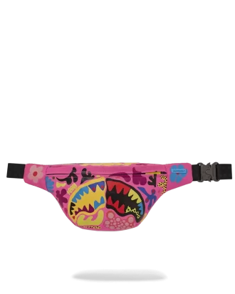 Geantă crossbody psihedelică, călătorie inteligentă