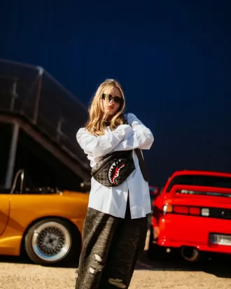 Geantă Crossbody SPEED SHARK cu glisare laterală