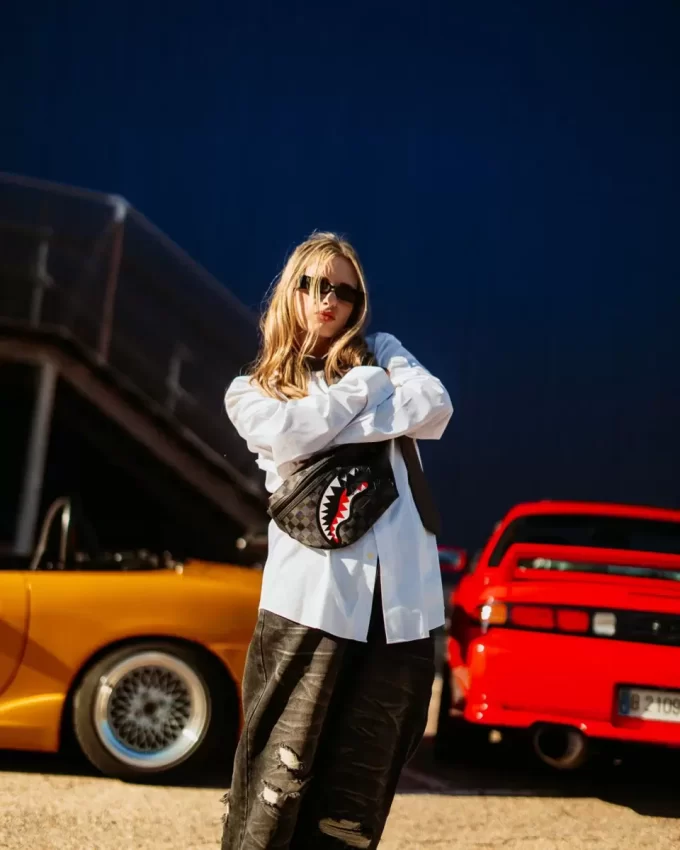 Geantă Crossbody SPEED SHARK cu glisare laterală