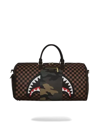 GEANTĂ DE VOLAN SHARKS IN PARIS CU BUZUNAR AURIU ȘI FERMOAR