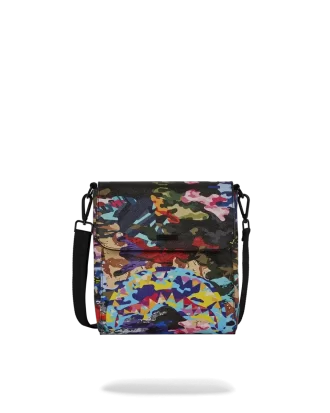 GEANTĂ MESAJER CAMO FEȚIATĂ ȘI CUBURI