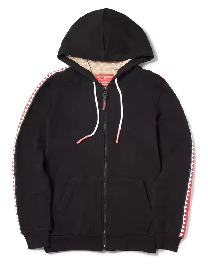 Hanorac cu fermoar Sharktrack SPUCCI (negru) Hanorac cu fermoar Sharktrack SPUCCI (negru)