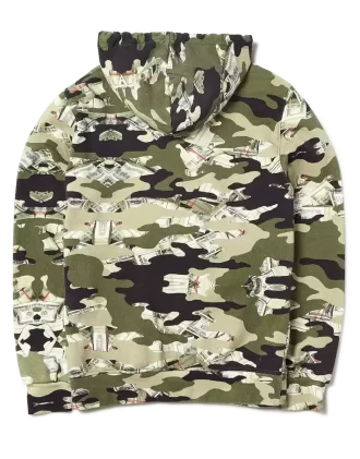 Hanorac cu glugă CAMO MONEY Hanorac cu glugă CAMO MONEY