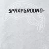 Hanorac cu guler rotund și model pulover SPRAYGROUND (gri deschis)