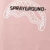 Hanorac cu guler rotund și model pulover SPRAYGROUND (roz)