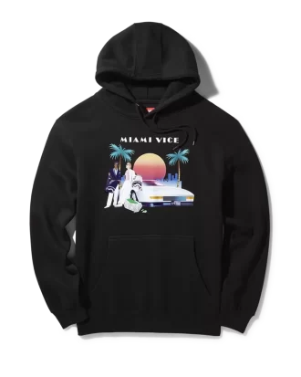 HANORAC MIAMI VICE (NEGRU)