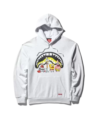 HANORAC SPONGEBOB CREW SHARK (GRI DESCHIS)