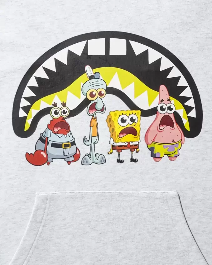 HANORAC SPONGEBOB CREW SHARK (GRI DESCHIS) HANORAC SPONGEBOB CREW SHARK (GRI DESCHIS)