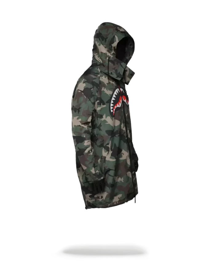 JACHETĂ DE PARAȘUTIST CAMO SHARK JACHETĂ DE PARAȘUTIST CAMO SHARK