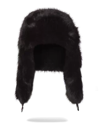 Jachetă Sky High Seekers Arctic Big Fur Aviator (Negru)