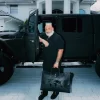 JAMES FIRST CLASS GLOBAL TAKEOFF PYRAMID DUFFLE