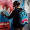 JORGE RODRIGUEZ THE ARTIST COLLAB RUCSAC DRIPS SHARKS JORGE RODRIGUEZ THE ARTIST COLLAB RUCSAC DRIPS SHARKS