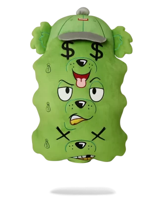Jucărie/pernă de pluș Moneybear cu triplu ban