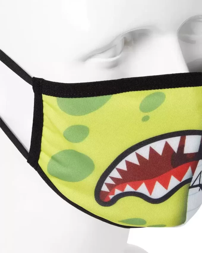 Mască de față mulată pe corp, Doodlebob Split Shark, pentru adulți Mască de față mulată pe corp, Doodlebob Split Shark, pentru adulți