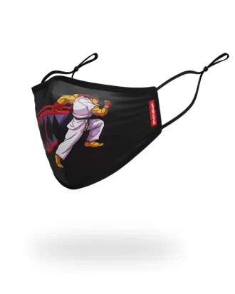Mască de față mulată pentru adulți, model Street Fighter Ryu Shark Mască de față mulată pentru adulți, model Street Fighter Ryu Shark