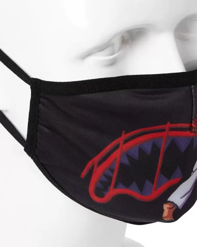 Mască de față mulată pentru adulți, model Street Fighter Ryu Shark Mască de față mulată pentru adulți, model Street Fighter Ryu Shark
