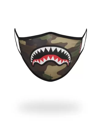 MASCA CAMO SHARKMOUTH CU MOBILĂ MURATĂ
