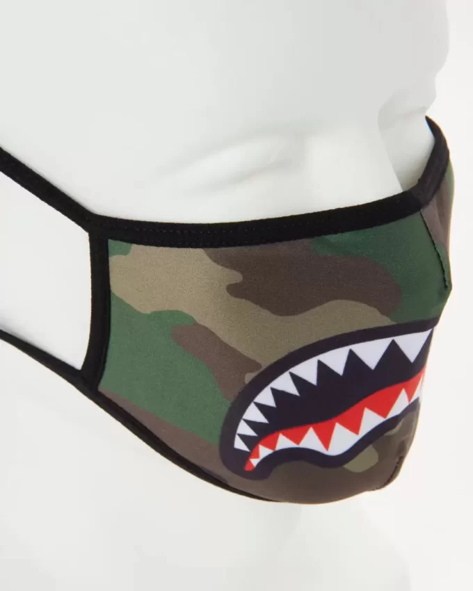 MASCA CAMO SHARKMOUTH CU MOBILĂ MURATĂ MASCA CAMO SHARKMOUTH CU MOBILĂ MURATĂ