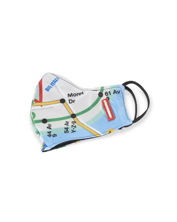 MASCA CU HARTA RECHINULUI DIN NEW YORK (MODIFICATĂ PE FORMĂ) MASCA CU HARTA RECHINULUI DIN NEW YORK (MODIFICATĂ PE FORMĂ)