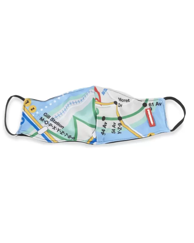MASCA CU HARTA RECHINULUI DIN NEW YORK (MODIFICATĂ PE FORMĂ) MASCA CU HARTA RECHINULUI DIN NEW YORK (MODIFICATĂ PE FORMĂ)