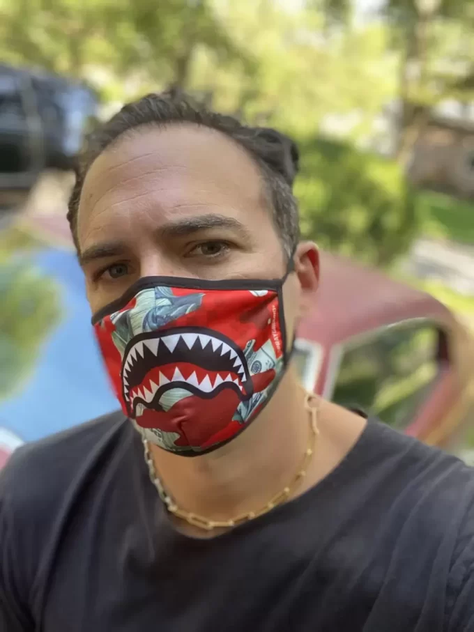 MASCA DE FAȚĂ MIXATĂ MONEY CAMO (ROȘU) PENTRU ADULTI MASCA DE FAȚĂ MIXATĂ MONEY CAMO (ROȘU) PENTRU ADULTI