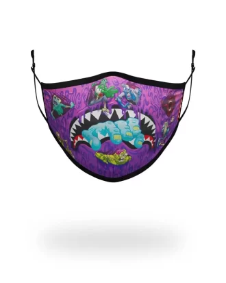 MASCA DE FAȚĂ MIXATĂ ÎN MODEL ZOMBIE SHARK PENTRU ADULT