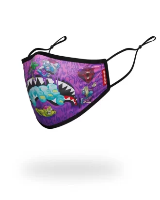MASCA DE FAȚĂ MIXATĂ ÎN MODEL ZOMBIE SHARK PENTRU ADULT