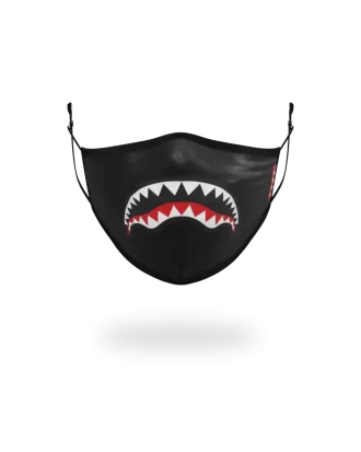 MASCA DE FAȚĂ MIXATĂ PENTRU ADULT CU LOGO SHARK (NEGRU)