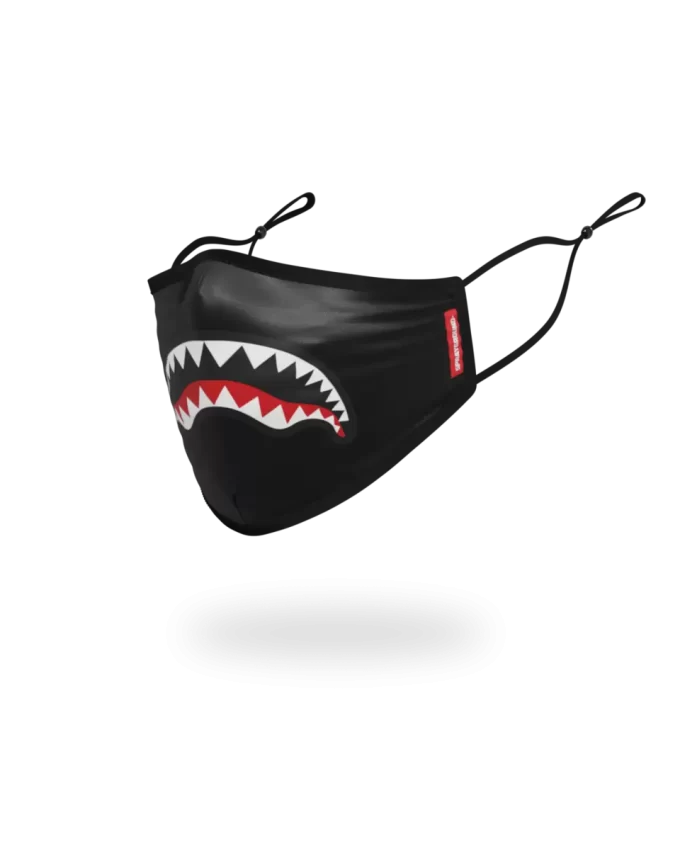 MASCA DE FAȚĂ MIXATĂ PENTRU ADULT CU LOGO SHARK (NEGRU) MASCA DE FAȚĂ MIXATĂ PENTRU ADULT CU LOGO SHARK (NEGRU)