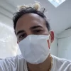 MASCA DE FAȚĂ MIXATĂ PENTRU ADULTI, ALB PE ALB, CU FORMĂ DE RECHIN MASCA DE FAȚĂ MIXATĂ PENTRU ADULTI, ALB PE ALB, CU FORMĂ DE RECHIN