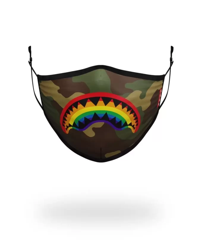 MASCA DE FAȚĂ MULATĂ RAINBOW SHARK PENTRU ADULTI MASCA DE FAȚĂ MULATĂ RAINBOW SHARK PENTRU ADULTI