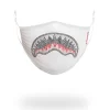 MASCA DE FAȚĂ TRINITY DIAMOND SHARK (ALB) DIN POLIESTER