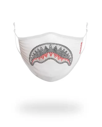 MASCA DE FAȚĂ TRINITY DIAMOND SHARK (ALB) DIN POLIESTER