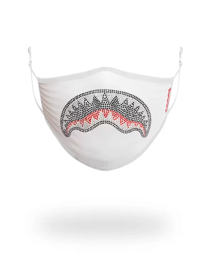 MASCA DE FAȚĂ TRINITY DIAMOND SHARK (ALB) DIN POLIESTER