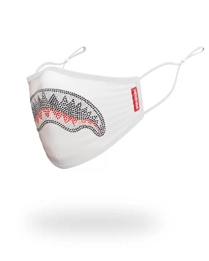 MASCA DE FAȚĂ TRINITY DIAMOND SHARK (ALB) DIN POLIESTER