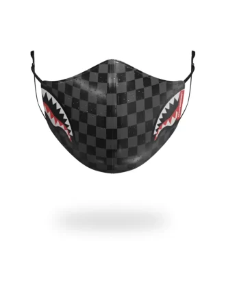 MASCA DE FAȚĂ VEGANĂ DIN PIELE SHARKS IN PARIS (GRI)