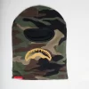MASCA DE SCHI CU GURĂ DE RECHIN TRICOTATĂ AURIATĂ