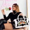 MINI DUFFLE CU CROIALĂ FLORALĂ MINI DUFFLE CU CROIALĂ FLORALĂ