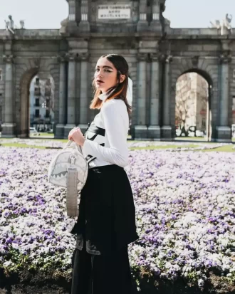 MINI GEANTĂ CU MODEL PUDRĂ MONEY