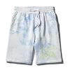 ȘORȚI TRICOTATI TIE-DYE (ALBASTRU) ȘORȚI TRICOTATI TIE-DYE (ALBASTRU)